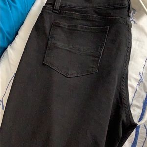 Black skinny jeans size 14
